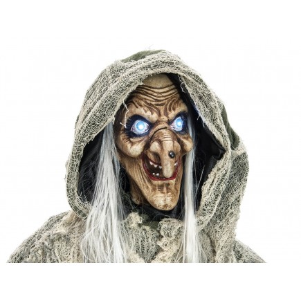EUROPALMS Halloween Witch, green, 145x70x66cm